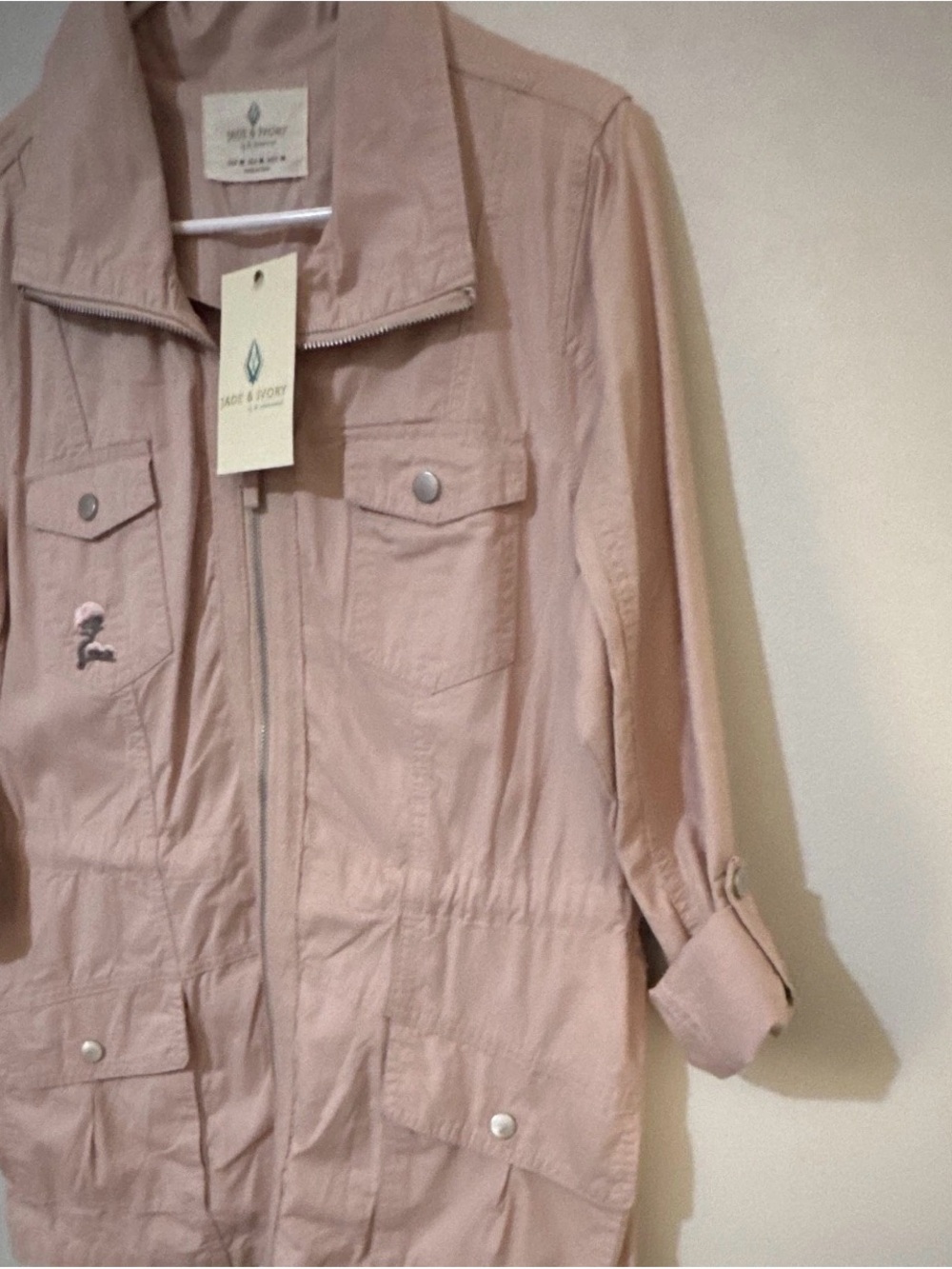 Women's Blush Utility Jacket by Salt & Pepper